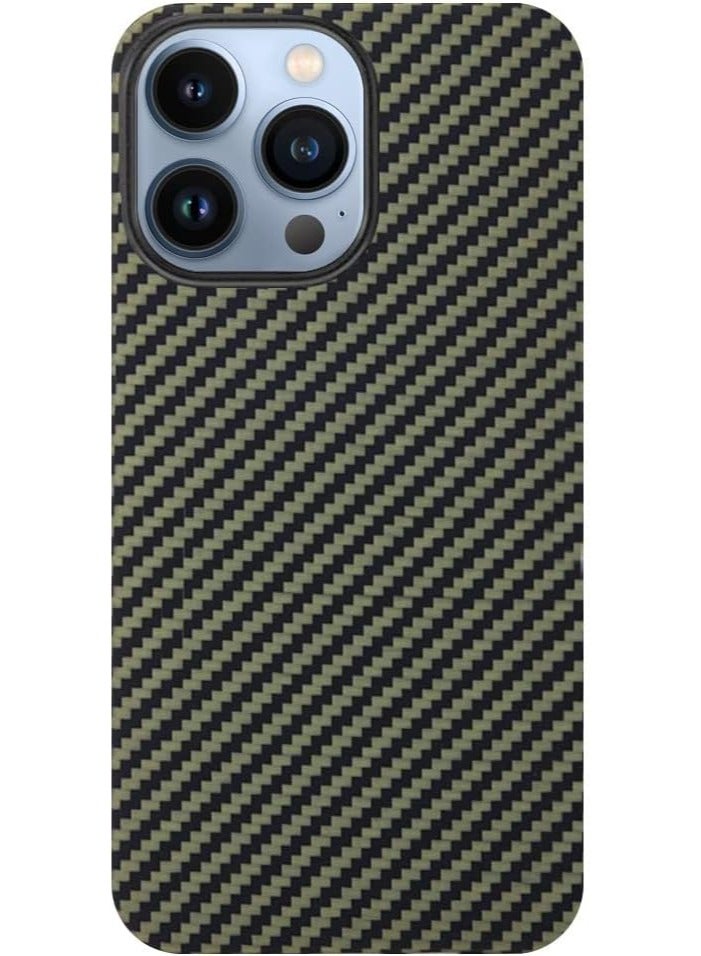 Case Compatible with iPhone 15 Pro Case 3D Skin Texture Kevlar Fiber Bulletproof Vest Cover Protective Carbon Fiber Pattern Ultra Slim