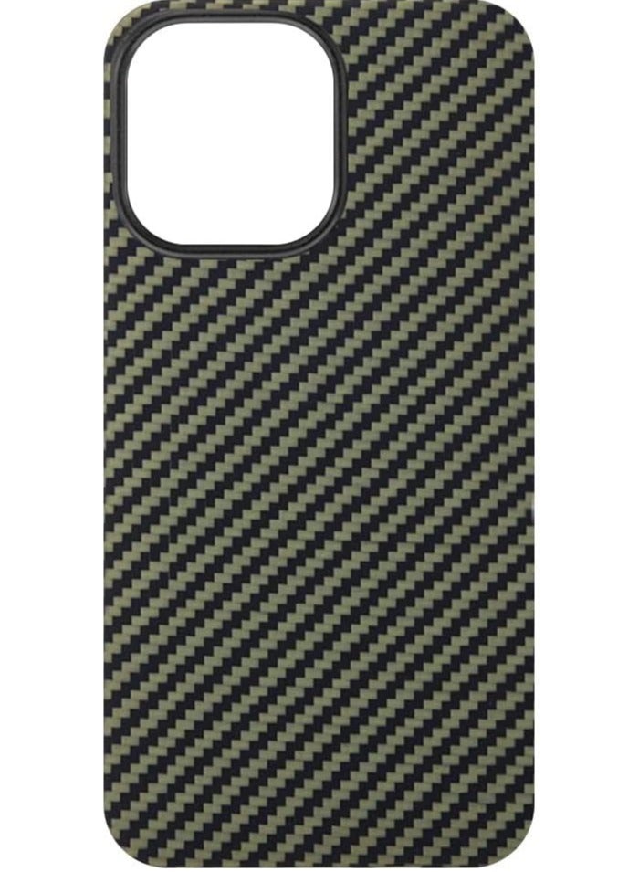 Case Compatible with iPhone 15 Pro Case 3D Skin Texture Kevlar Fiber Bulletproof Vest Cover Protective Carbon Fiber Pattern Ultra Slim