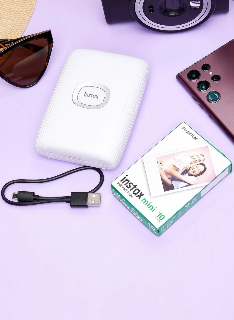 FUJIFILM Instax Mini Link2 Clay White Smart Phone Printer