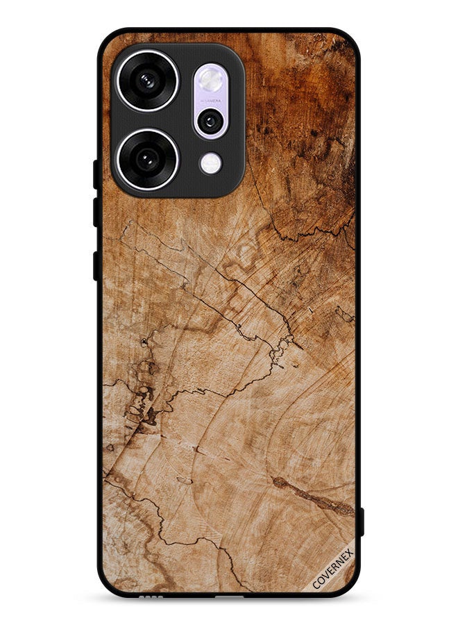 Covernex Oppo Reno14 Pro Protective Case Cover Vintage Wooden Pattern