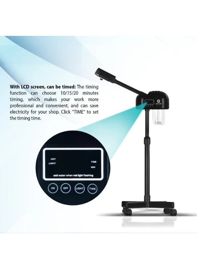 Scar Digital Face Steamer Black, Deep Cleansing & Hydration, Spa Quality - Image 3