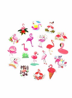 Excefore Waterproof Stickers Laptop Stickers 50 Pcs Fashion Laptop Decals lovely Aesthetic Vinyl Stickers for Water Bottles Skateboard Stickers DIY Stickers for Luggage Phone Case Logo for Books (Flamingo)  - Image 4