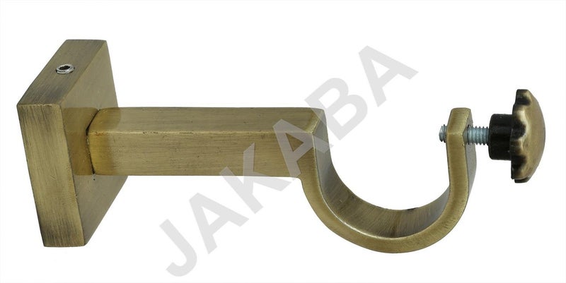 JAKABA دعامات ثقيلة من النحاس الأصفر العتيق (لعمود واحد 1 بوصة) - 3 أزواج (6 قطع) - Image 2