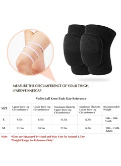 Oasisgalore Volleyball Knee Pads, Soft Breathable Thick Sponge Youth Volleyball Knee Pads for Men Women Girls Knees Protective  - Image 4