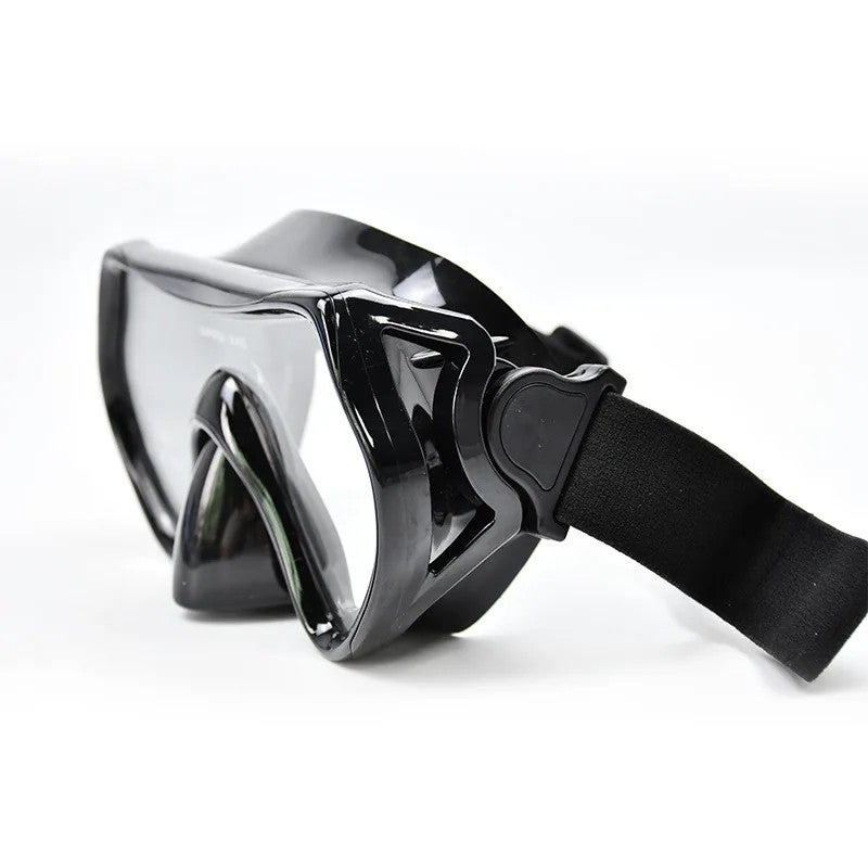Bluejw 2026New Cloth Strap Dive Mask HD Tempered Glass Diving Goggles Webbing Headband Style Adjust Tightness Snorkeling Masks - Image 5