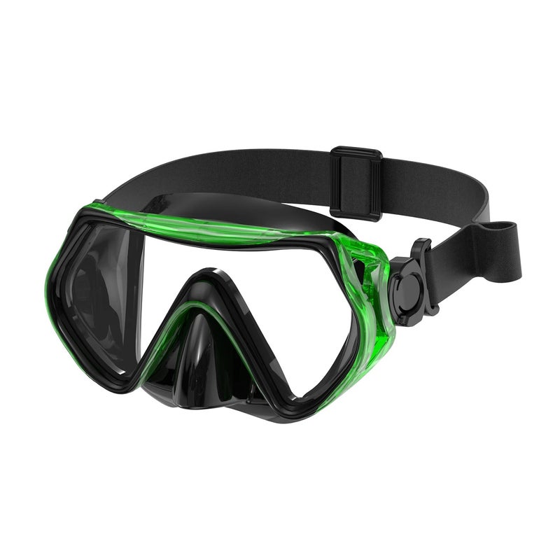 Bluejw 2026New Cloth Strap Dive Mask HD Tempered Glass Diving Goggles Webbing Headband Style Adjust Tightness Snorkeling Masks - Image 1