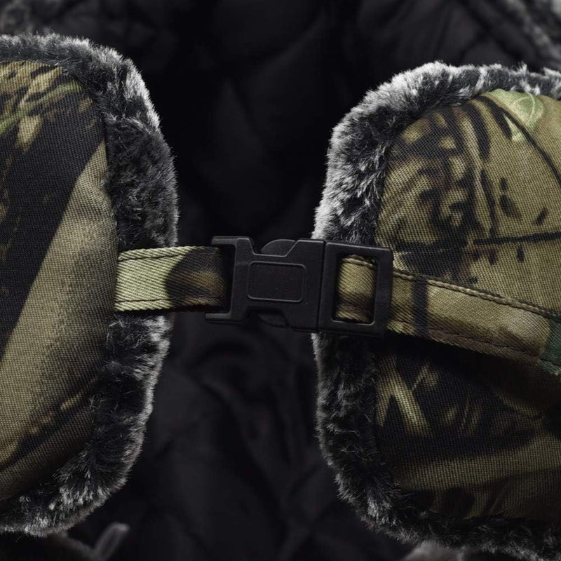 UOUDIO Camouflage Winter Bomber Trapper Hats Ushanka -Men Women Russian Trooper Ear Flaps Ski Snow Cold Weather Fur Mens Caps - Image 3