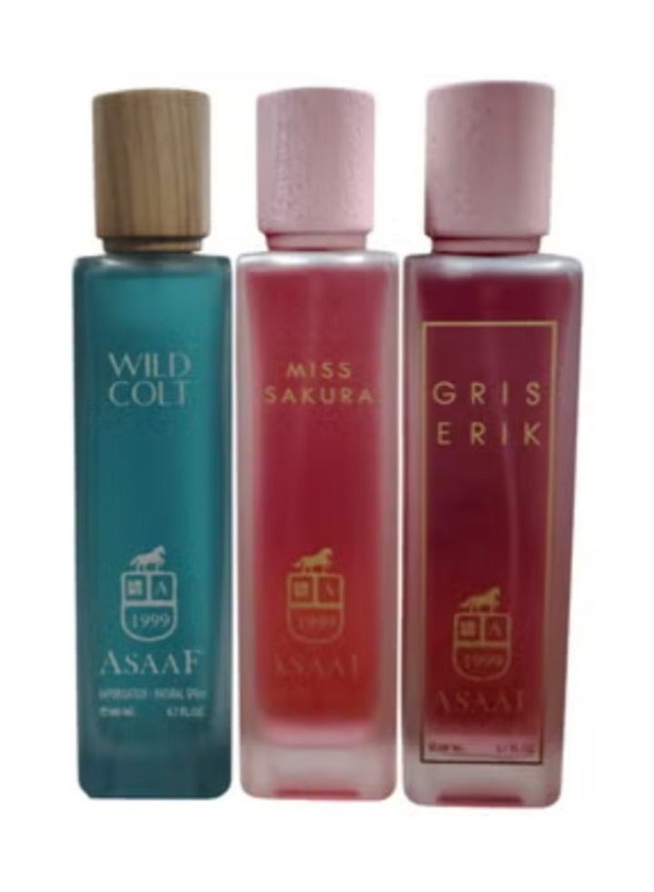 ASAAF Set of 3 Asaaf perfumes, each bottle is 200 ml - Image 2