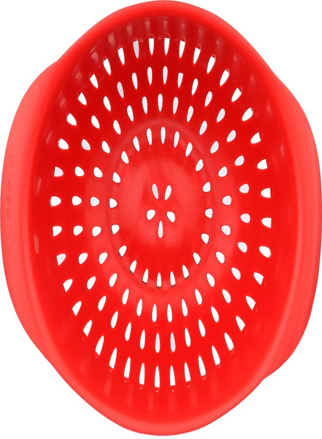 Preserve Small Colander, Made from Recycled Plastic, 1.5 Quart Capacity, Red - Image 5