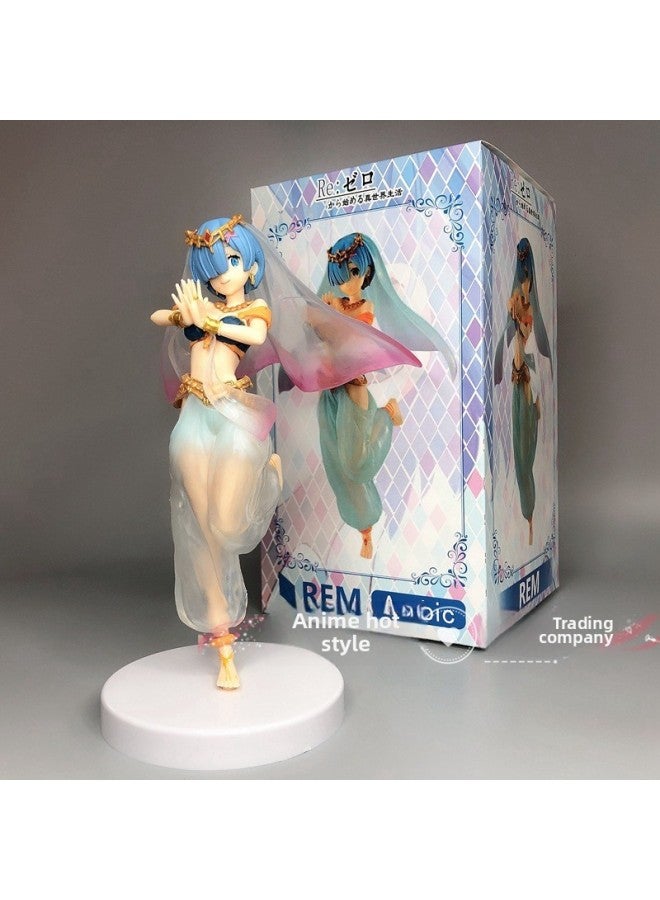 From Scratch, Chinese-style Sleeping Strap Sportswear, Remramram Boxed Beauty Anime Hand Office-Color:Arabian REM (blister + Color Box)  - Image 1