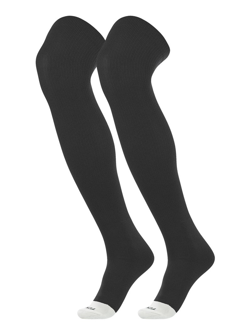 TCK Prosport Baseball Socks Over the Knee (Black, Medium) - Black,Medium - Image 4