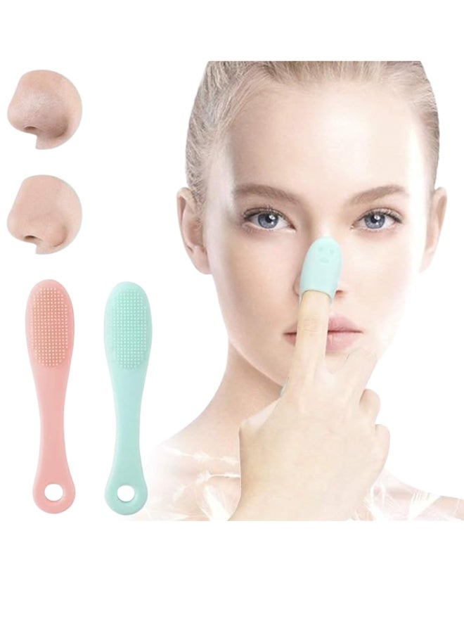 Blackhead Remover Brush Cleanser Nose Pore Brush Finger Scrube Tool Facial Skin Cleaner Massage Brush Face Scrubber Cleanser Brush Face Cleanser Brush - Image 1