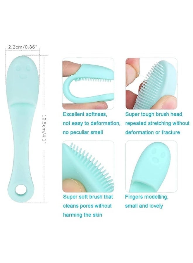 Blackhead Remover Brush Cleanser Nose Pore Brush Finger Scrube Tool Facial Skin Cleaner Massage Brush Face Scrubber Cleanser Brush Face Cleanser Brush - Image 5
