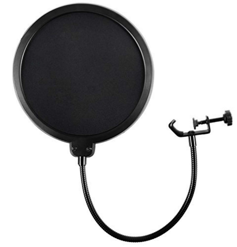 Earamble Studio Microphone Pop Filter Round Shape Mic Wind Mask Shield Screen - Image 1