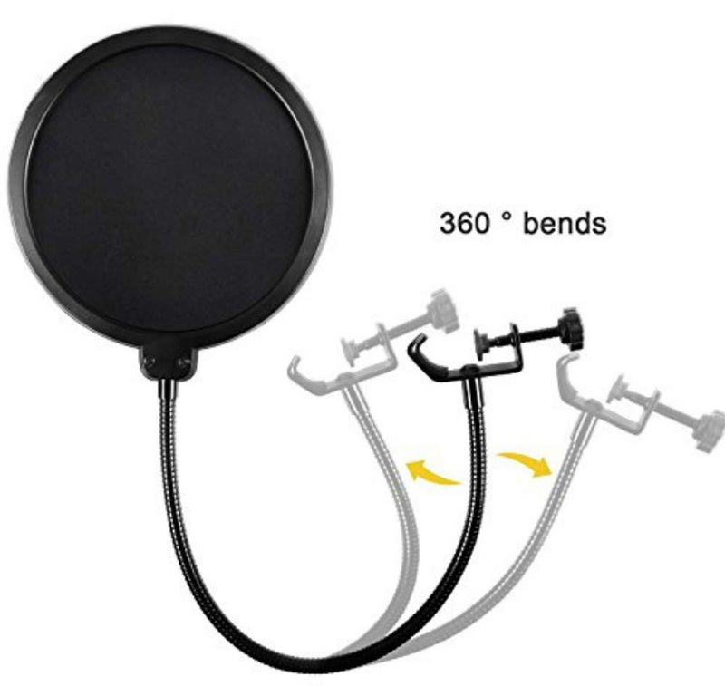 Earamble Studio Microphone Pop Filter Round Shape Mic Wind Mask Shield Screen - Image 5