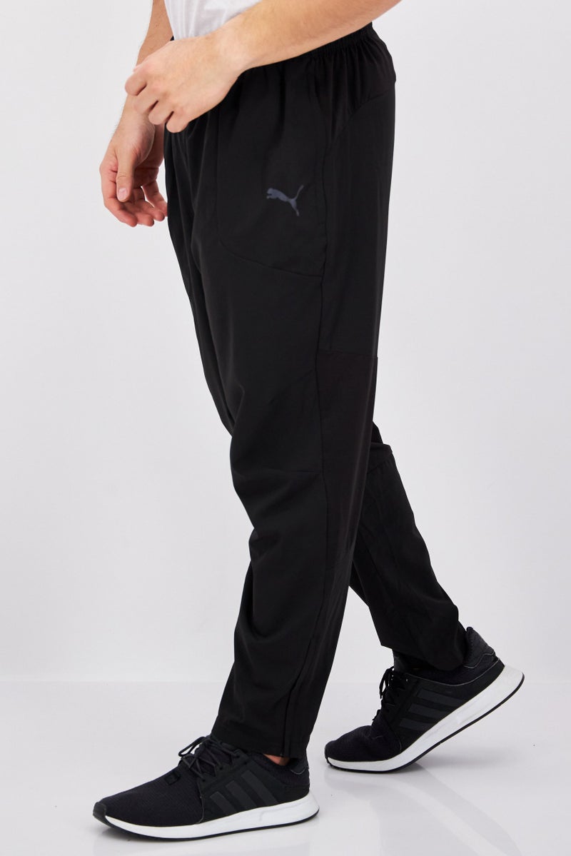 PUMA Men Sportswear Fit Running Sweatpants, Black  - Image 3