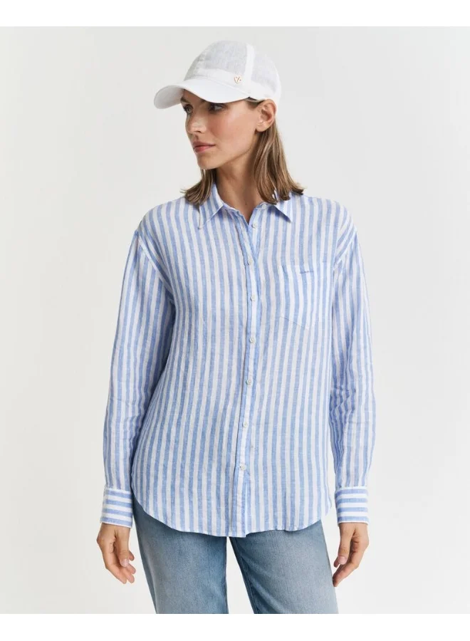 GANT Gant Relaxed Striped Linen Shirt