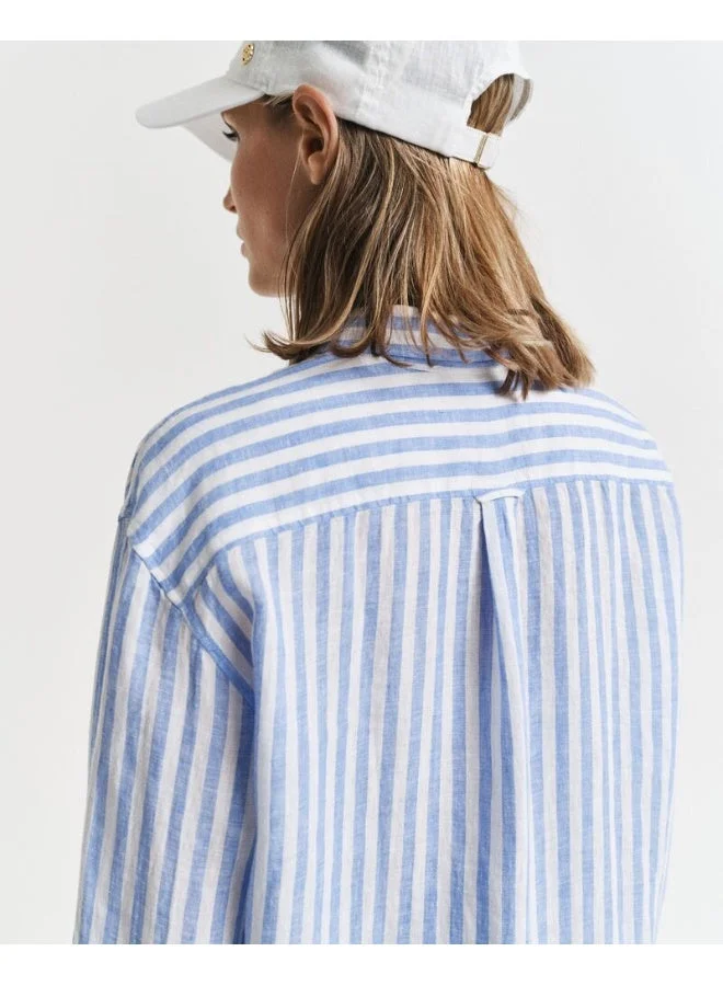GANT  Gant Relaxed Striped Linen Shirt for Women | Best Price UAE