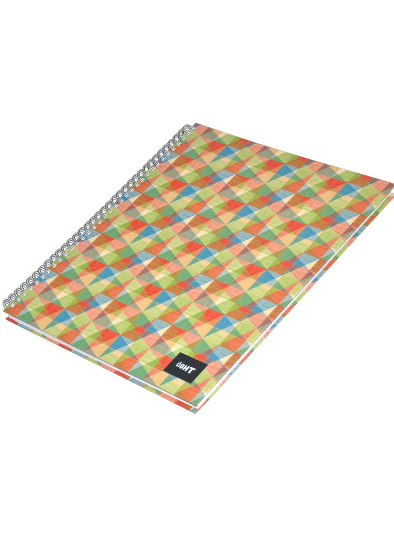 FIS LIGHT Pack of 5  Spiral Hard Cover Note Book Single Line, A4 100 Sheets -LINBHSA41605 - Image 4