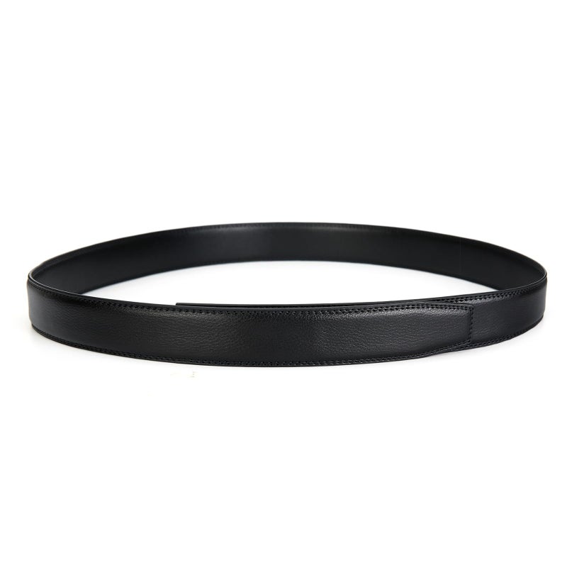 Nelbons men's belt ratchet belt for men 30mm 1 1/8" wide fit 35mm automatic buckle, replacement belt without buckle - Image 4