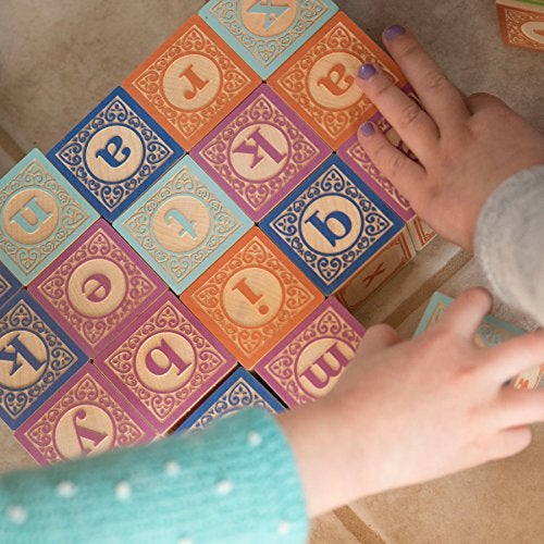 Uncle Goose Classic Lowercase ABC Blocks - Made in The USA - Image 4