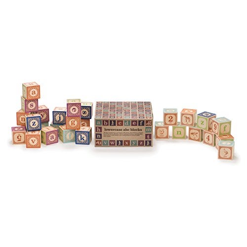 Uncle Goose Classic Lowercase ABC Blocks - Made in The USA - Image 3