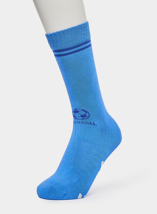 Boys Striped Cuff High Socks