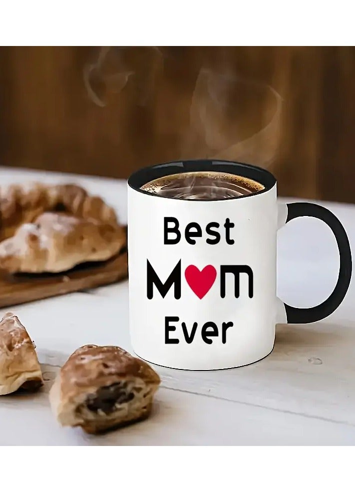 RYN Best Mom Ever" 11oz Ceramic Coffee Mug - Perfect Gift for Mother's Day, Birthdays & Holidays - Insulated, Reusable, Dishwasher Safe - Image 3