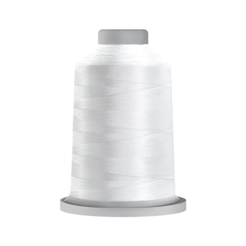 Glide Thread Trilobal Polyester No. 40-5000 Meter Spool - 10002 Super White - Image 5
