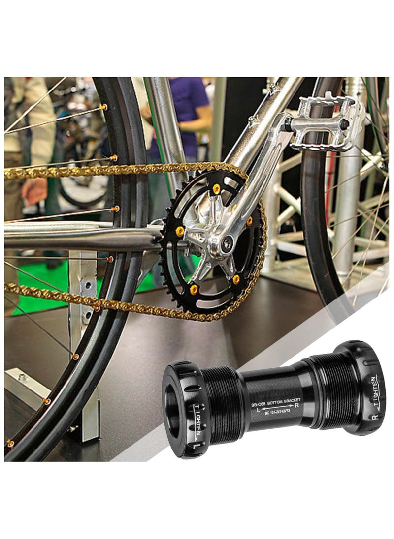 Generic Bottom Bracket Spacer - Square-Taper Bearing Middle Shaft, Bottom Bracket Shield and Shaft Washer for Mountain Bikes, Bicycles Replacement, BB52 Screw-In Threaded Integrated Hollow Shaft - Image 2