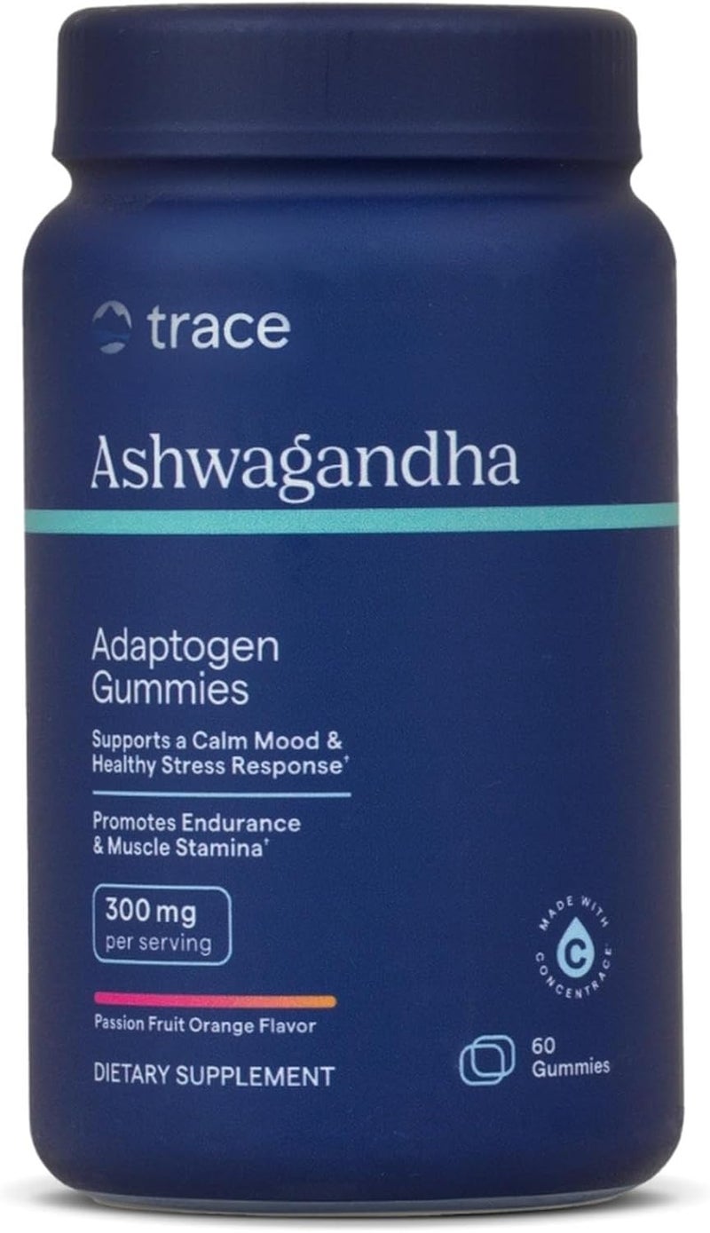 Trace Minerals Ashwagandha Gummies for Adults - Passion Fruit Flavor - Image 1