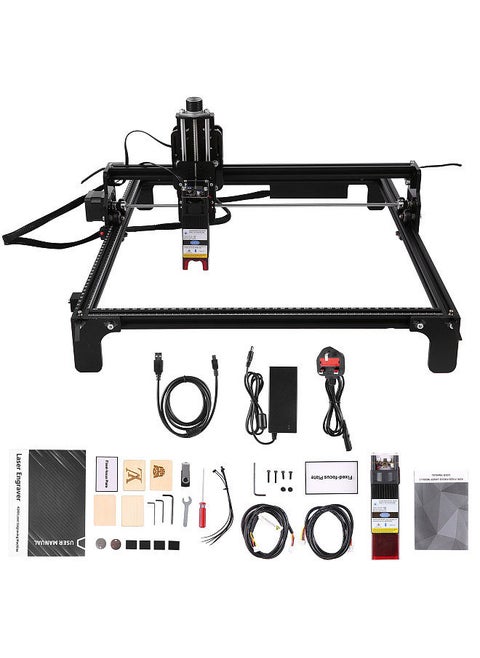 40W BT Laser Engraver Cutter 4240 CNC Laser Engraving Machine 420x400mm Large Working Area 10000mW Optical Power Fixed Focus Compressed Spot High Precision