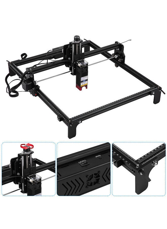 40W BT Laser Engraver Cutter 4240 CNC Laser Engraving Machine 420x400mm Large Working Area 10000mW Optical Power Fixed Focus Compressed Spot High Precision