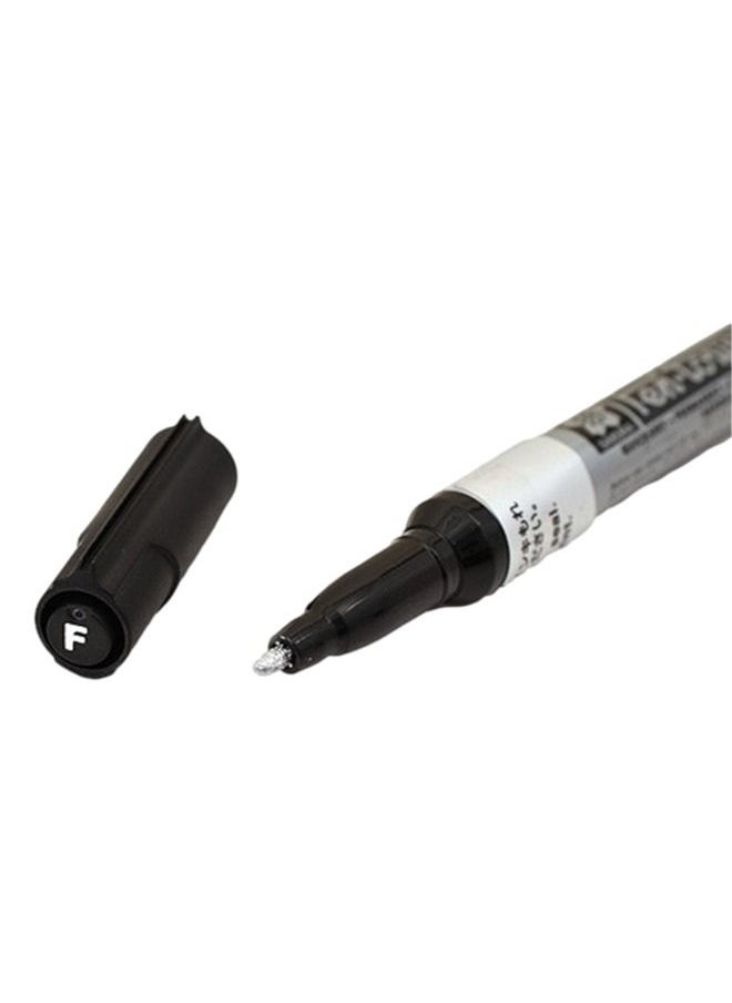 SAKURA Fast Dry Non-toxic Waterproof Permanent Marker 1 MM Silver  - Image 2