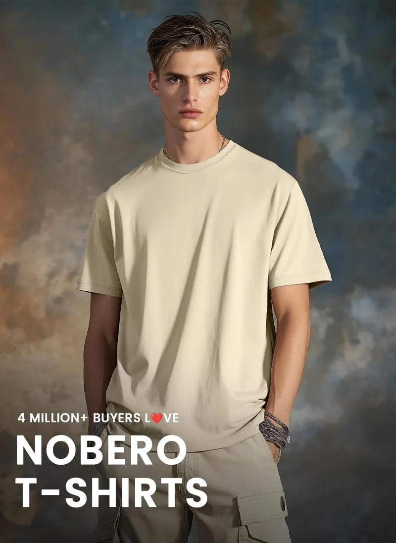 NOBERO  Nobero Men’s T-Shirt | Casual & Comfortable Everyday Wear for Men | Best Price UAE