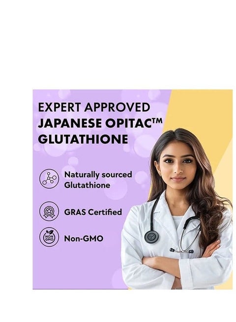 japanese opitac glutathione side effects BrightX Clinically Proven OPITAC Japanese Glutathione Supplement for Glow,  Melanin Reducing, Skin Brightening Booster, Collagen Builder main image 1