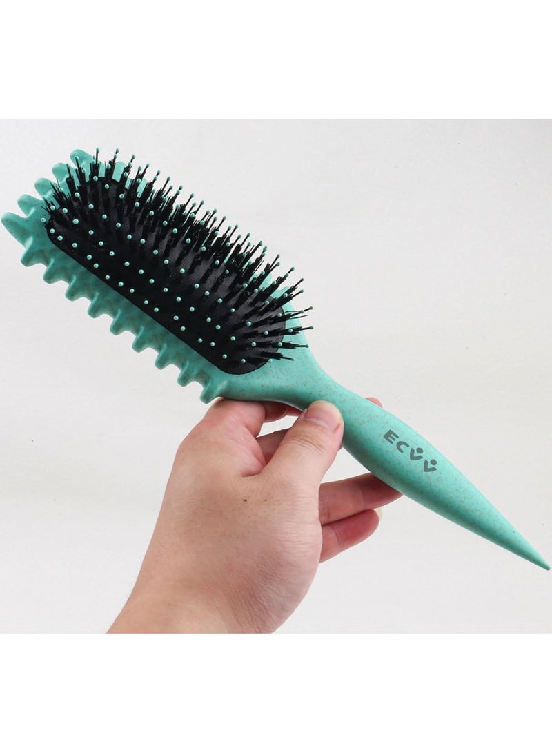 ECVV Bounce Curl Define Styling Brush - Premium Curly Hair Brush, Wet & Dry Detangler, Essential Tool for Shaping & Perfecting Your Curls - Image 5
