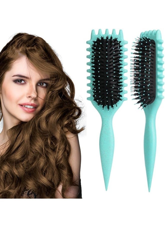 ECVV ECVV Bounce Curl Define Styling Brush - Premium Curly Hair Brush, Wet & Dry Detangler, Essential Tool for Shaping & Perfecting Your Curls 