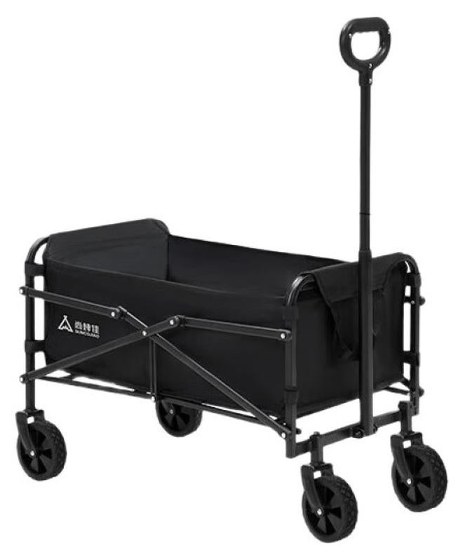 Suncojia Outdoor Camping Cart, Foldable Small Trolley, Portable Cart For Picnics, Street Vending, And Express Delivery, Small Pull Cart For Strolling With Children - Image 1