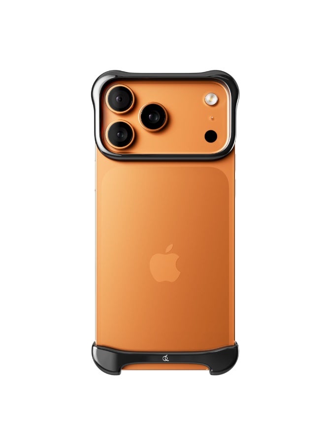 ARC حافظة بامبر ألمنيوم Pulse لهاتف آيفون 17 برو 6.3"، حافظة واقية رفيعة مضادة للصدمات من المعدن المستخدم في الطيران، مقاومة للخدوش، ملائمة للانزلاق، مختبرة لتحمل السقوط من ارتفاع 10 أقدام، شحن لاسلكي MagSafe، رمادي - Image 5