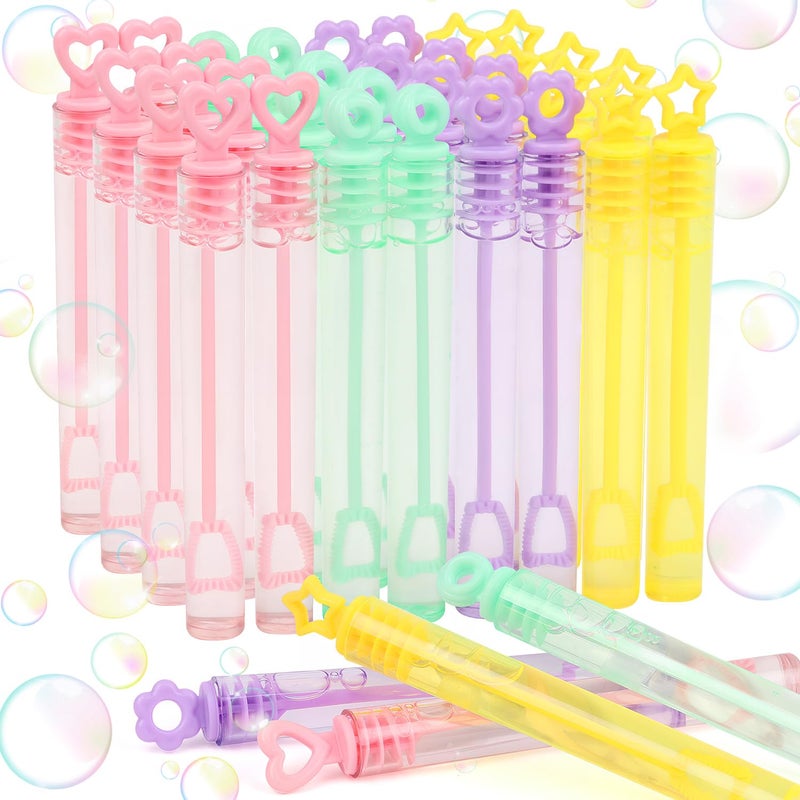JOFONY 36 Pack Pack Mini Bubble Wands Bulk for KidsPastel Bubble Wand Sticks for Party Supplies Birthday Decorations Gift Bag Stuffers Carnival Prizes - Image 3
