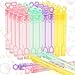 JOFONY 36 Pack Pack Mini Bubble Wands Bulk for KidsPastel Bubble Wand Sticks for Party Supplies Birthday Decorations Gift Bag Stuffers Carnival Prizes - Image 2