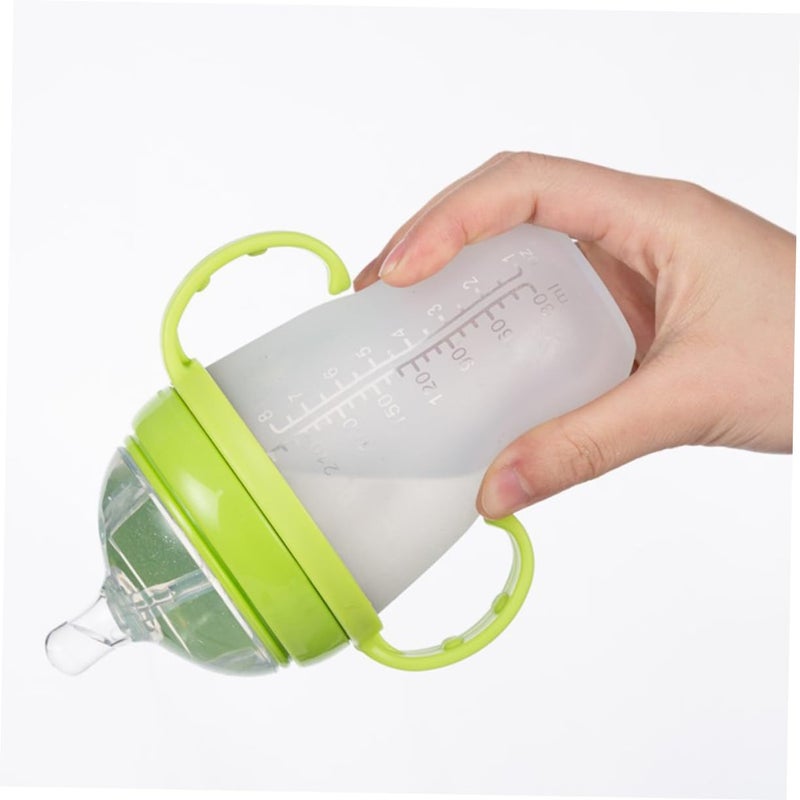 6Pcs Ergonomic Bottle Handle Grip For Wide Neck Nursing Bottles Flexible Safe Design - Image 3