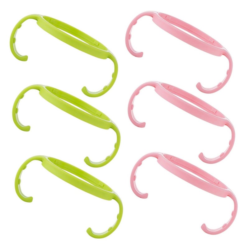 6Pcs Ergonomic Bottle Handle Grip For Wide Neck Nursing Bottles Flexible Safe Design - Image 2