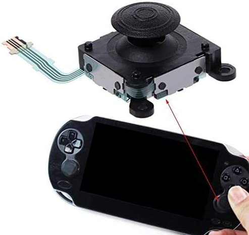 Ambertown OEM Black 3D Analog Joystick Control Pad Stick Button for PSV 2000 2001 PCH-2000 - Image 3
