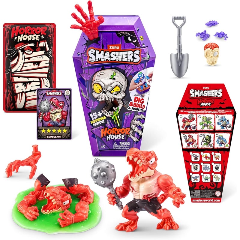 Zuru - Smashers Horror House 15 Surprises - Zombosaur - 74125 - Image 1