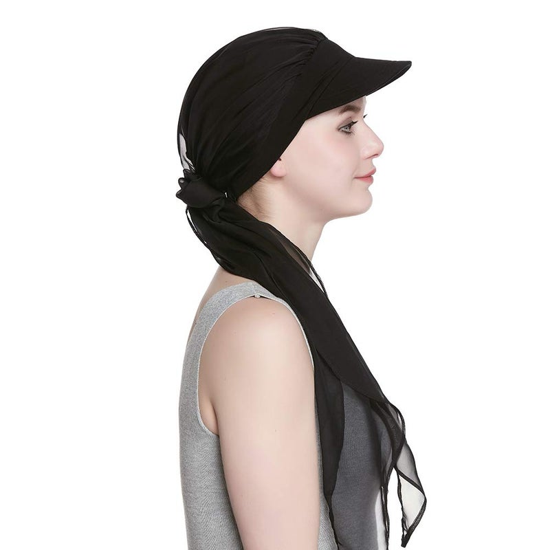 Alnorm Headcovers for Cancer Patients Chemo Scarves for Women Black - Image 4