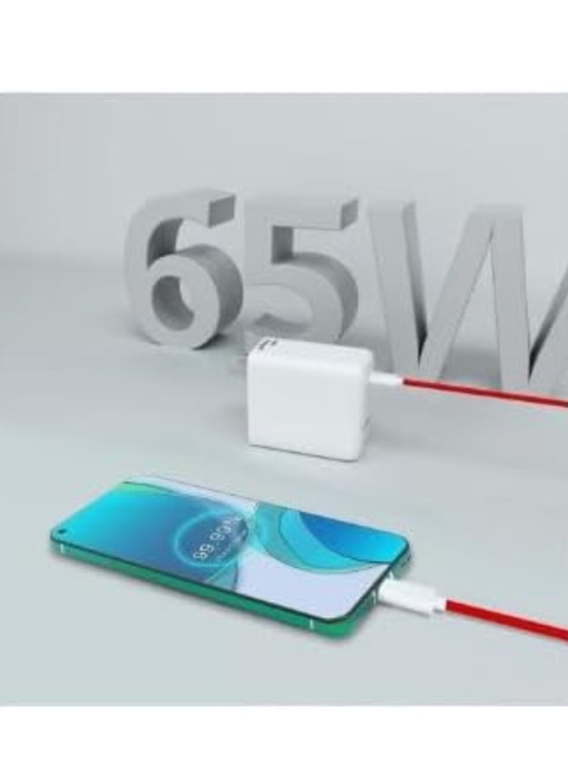 ماركة غير محددة - NEW  65W WARP Charger with USB-C to USB-C Cable for OnePlus Devices - Image 1