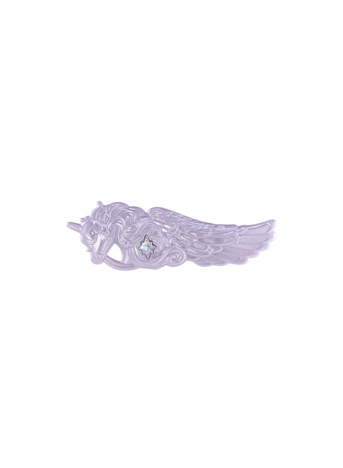 Flower Knows Knight Unicorn Hair Clip - Image 1