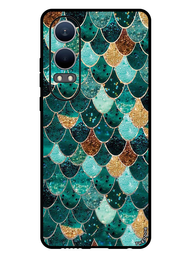 Theodor Protective Case Anti Scratch Shock Proof Bumper Cover For Oppo K12x (China) Fish Gills Pattern - Image 1